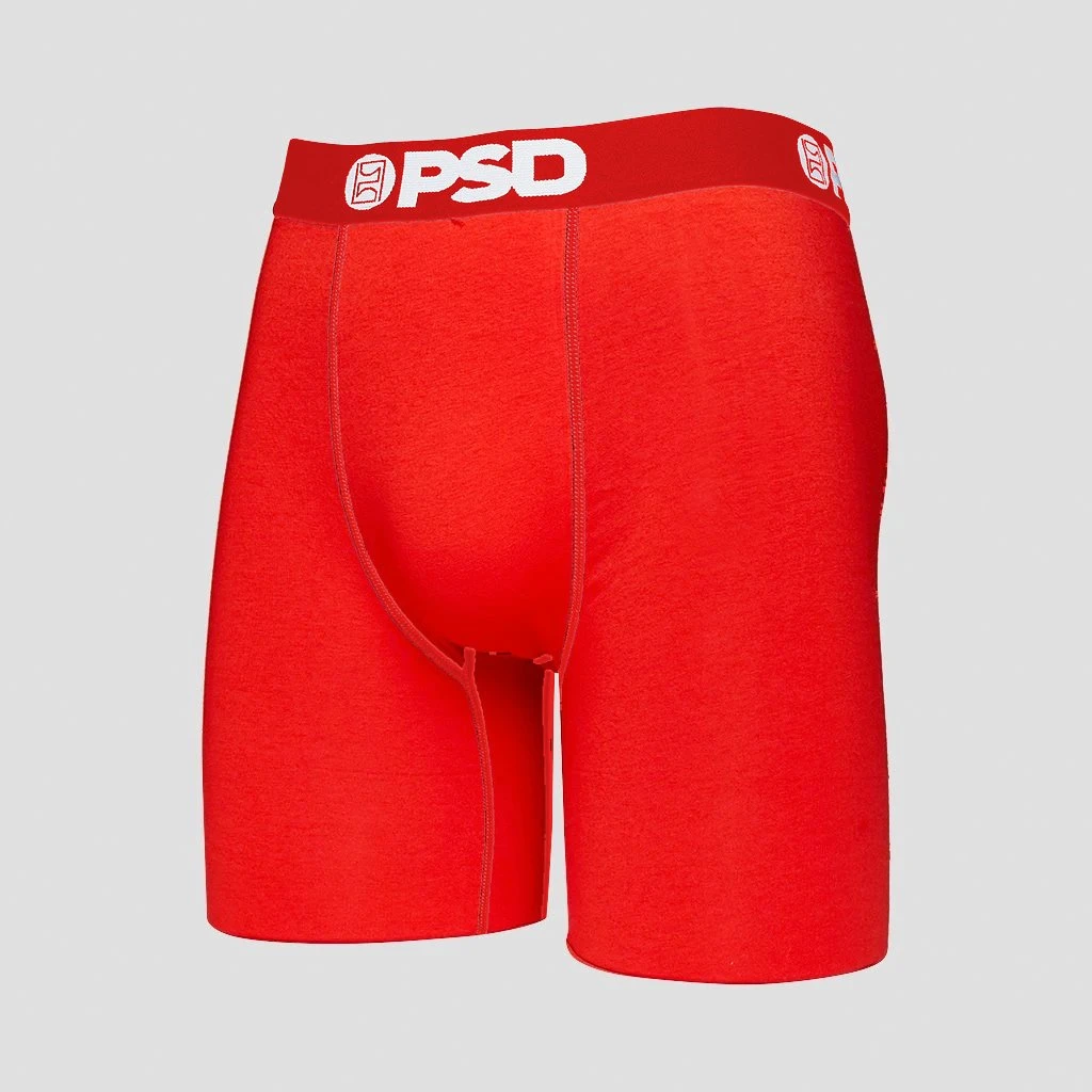 PSD Underwear 7" Cotton 3-Pack - Red/Grey/Black CORE BASICS PSD Underwear 7" Cotton 3-Pack - Red/Grey/Black CORE BASICS