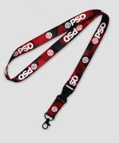 PSD Underwear Varsity Red Tie Dye Lanyard ACCESSORIES