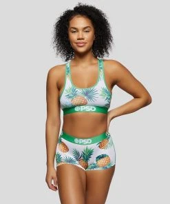 PSD Underwear Pineapple Palms Boy Short
