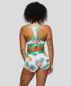 PSD Underwear Pineapple Palms Boy Short 2 PSD Underwear Pineapple Palms Boy Short