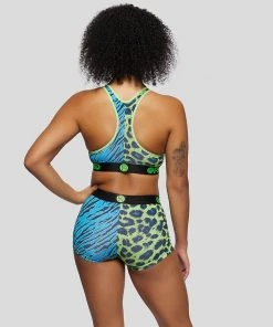 PSD Underwear Warface Neon Cats Blue Boy Short 5 PSD Underwear Warface Neon Cats Blue Boy Short