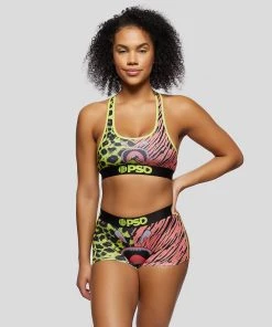 PSD Underwear Warface Neon Cats Red Boy Short