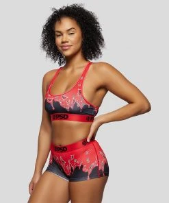 PSD Underwear Bandana Melt Red Boy Short