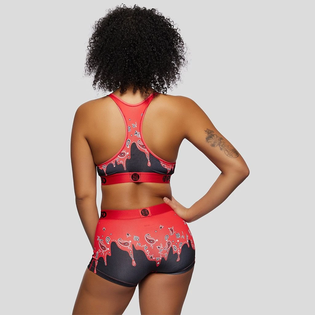 PSD Underwear Bandana Melt Red Boy Short 3 PSD Underwear Bandana Melt Red Boy Short