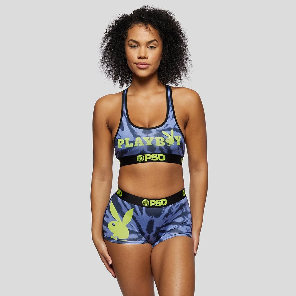 PSD Underwear Playboy - Tie Dye Logo Boy Short PSD Underwear Playboy - Tie Dye Logo Boy Short