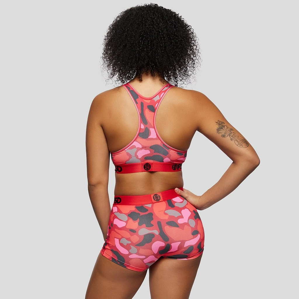 PSD Underwear Warface Red Punch Sports Bra PSD Underwear Warface Red Punch Sports Bra