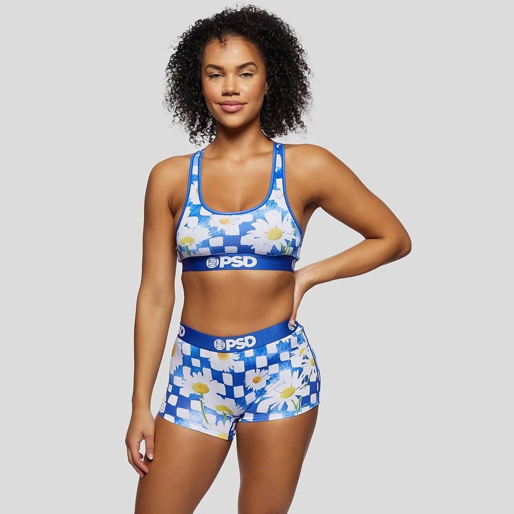 PSD Underwear Water Daisy Sports Bra PSD Underwear Water Daisy Sports Bra
