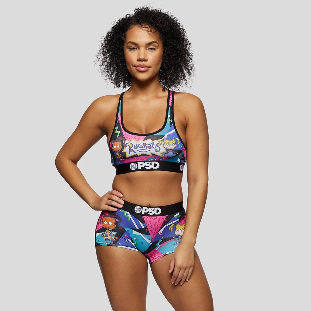PSD Underwear Rugrats - Girls Sports Bra 2 PSD Underwear Rugrats - Girls Sports Bra