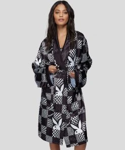 PSD Underwear Playboy - Warp Check Robe 8 PSD Underwear Playboy - Warp Check Robe