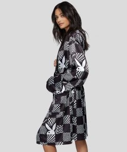 PSD Underwear Playboy - Warp Check Robe 9 PSD Underwear Playboy - Warp Check Robe