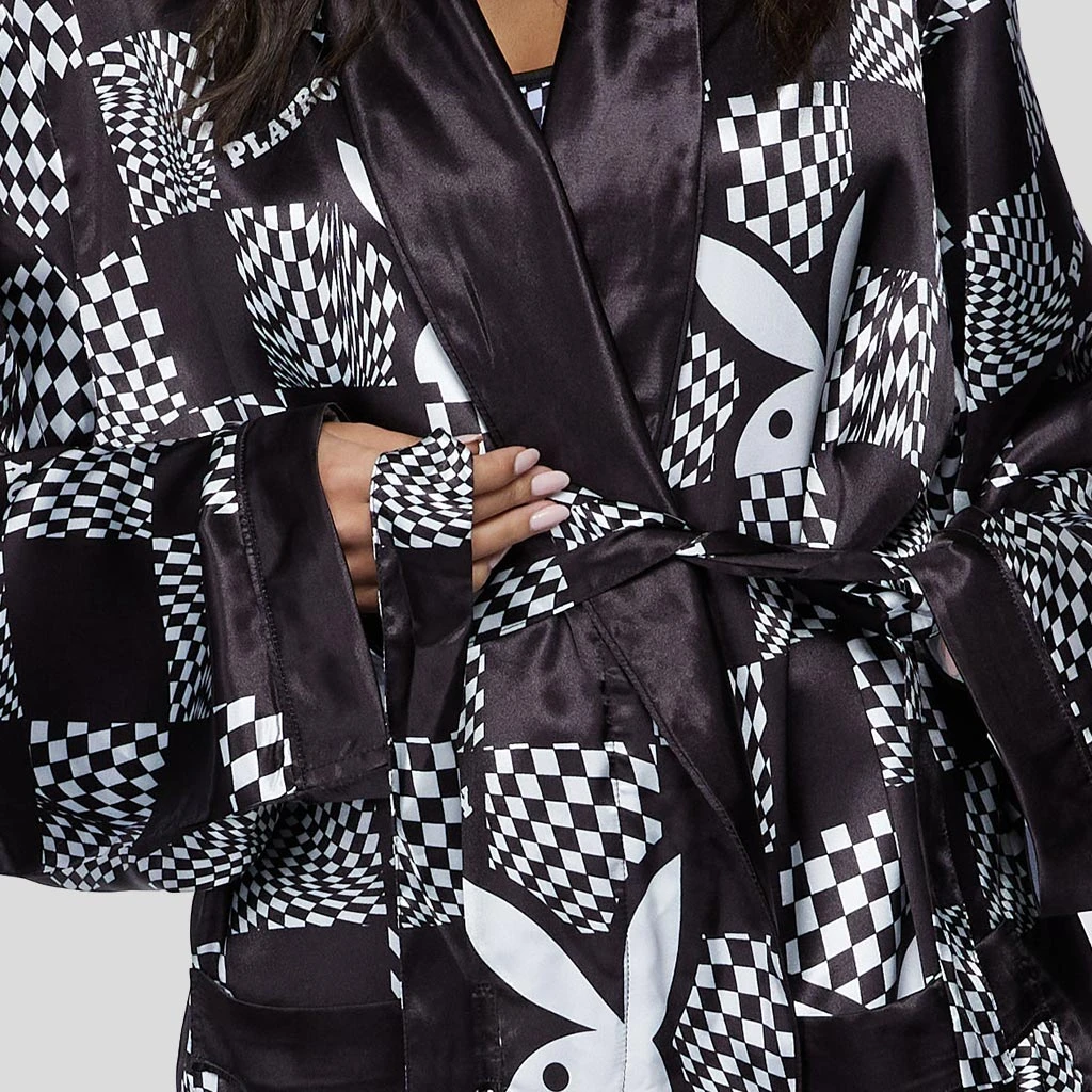 PSD Underwear Playboy - Warp Check Robe 5 PSD Underwear Playboy - Warp Check Robe