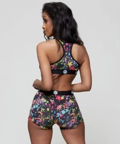 PSD Underwear DC - Wonder Woman Paint Splatter Sports Bra