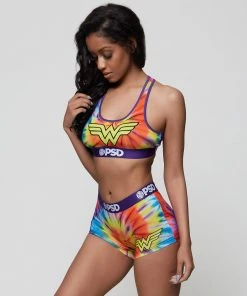 PSD Underwear DC - Wonder Woman Tie Dye Sports Bra