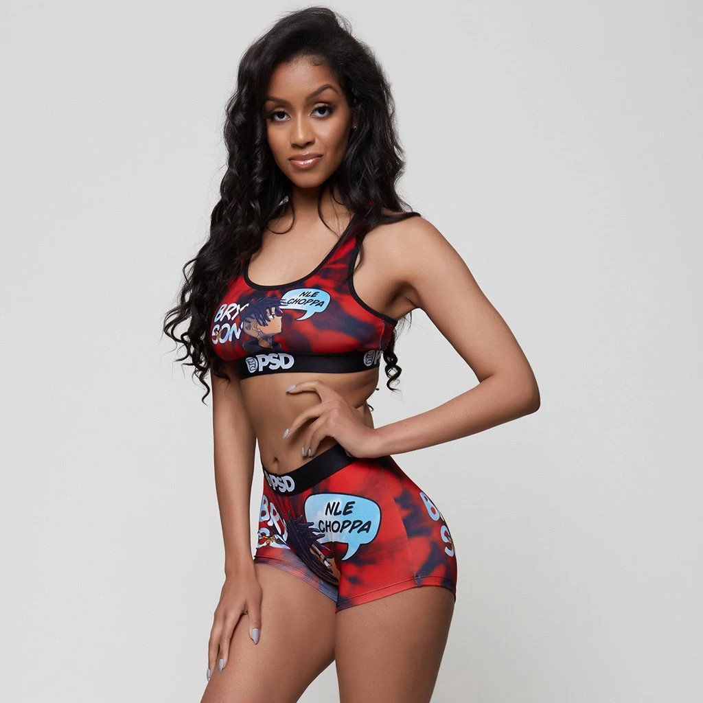 PSD Underwear NLE Choppa - Bryson Tie Dye Sports Bra 1 PSD Underwear NLE Choppa - Bryson Tie Dye Sports Bra