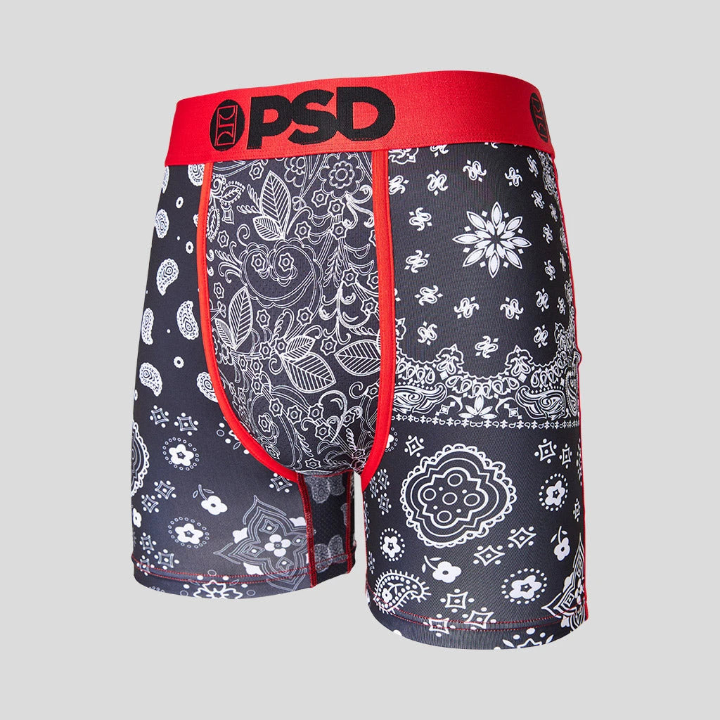 PSD Underwear Black Hype Bandana 5" Mid 1 PSD Underwear Black Hype Bandana 5" Mid