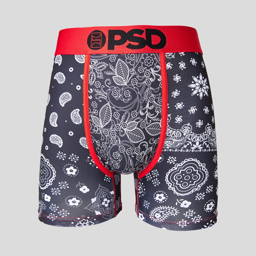 PSD Underwear Black Hype Bandana 5" Mid 2 PSD Underwear Black Hype Bandana 5" Mid
