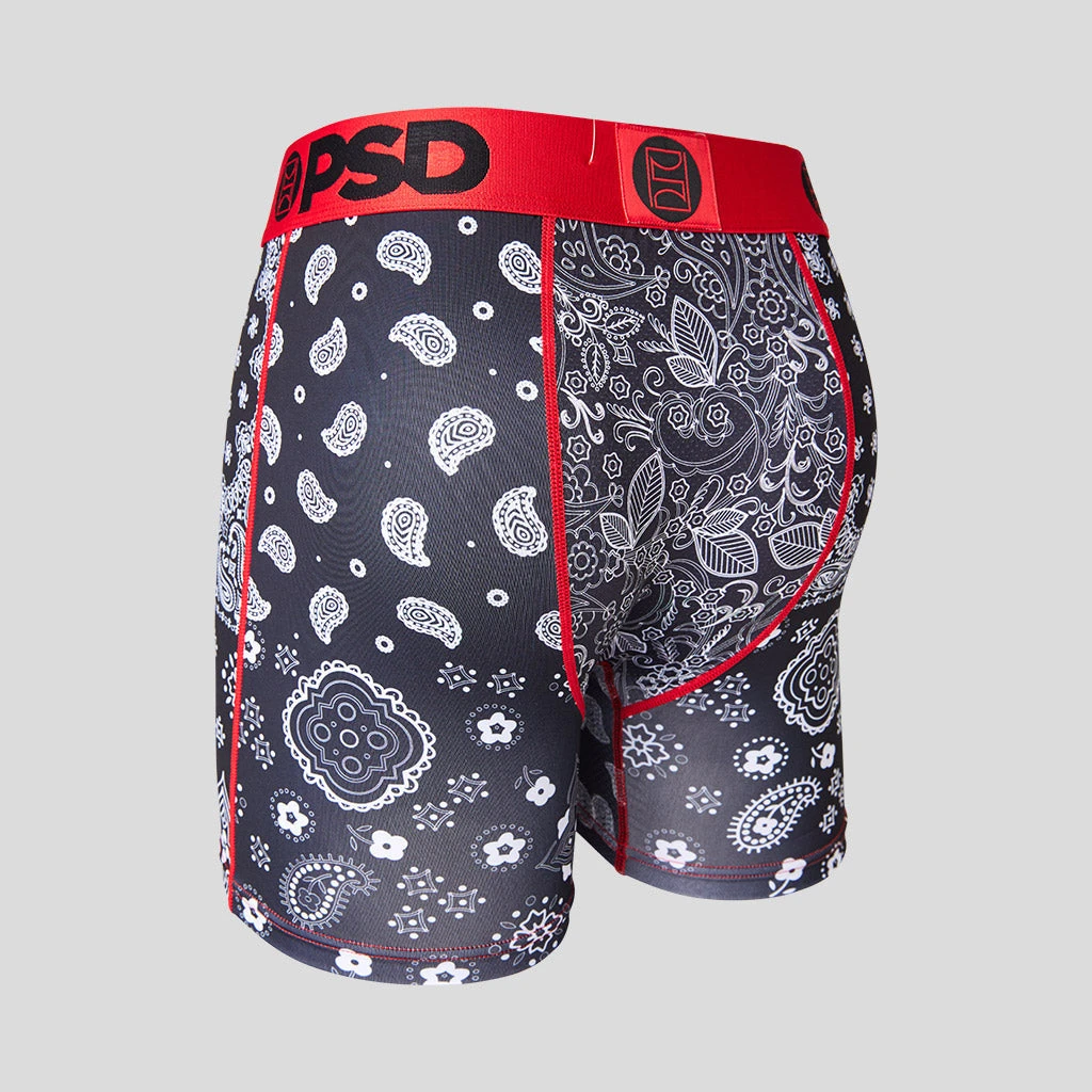 PSD Underwear Black Hype Bandana 5" Mid 3 PSD Underwear Black Hype Bandana 5" Mid