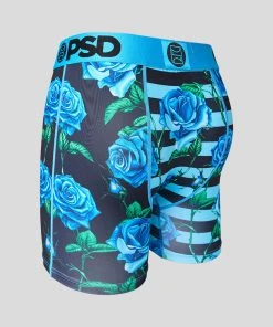 PSD Underwear Spliced Roses 5" Mid 5" MID LENGTH BRIEF 6 PSD Underwear Spliced Roses 5