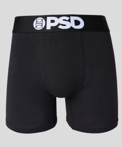 PSD Underwear Cotton 3-Pack 5" Mid - Black