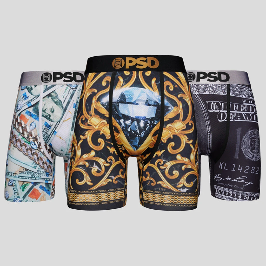 PSD Underwear Metallic Lux 3-Pack 3 PACKS PSD Underwear Metallic Lux 3-Pack 3 PACKS