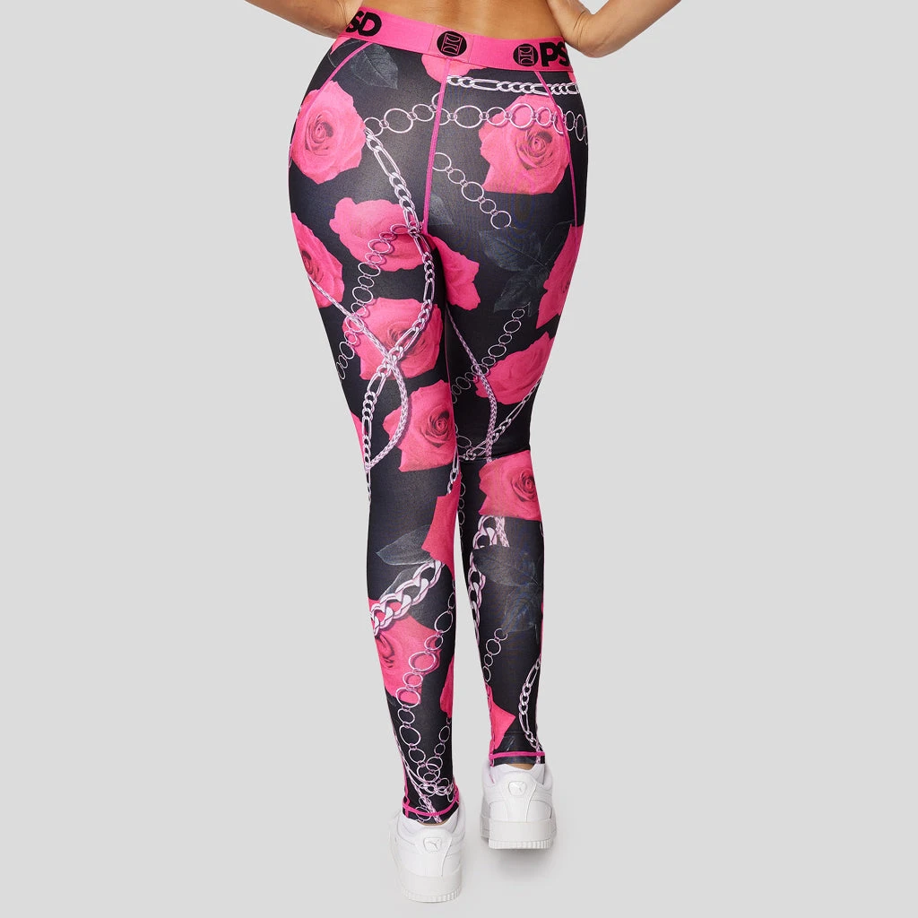 PSD Underwear Neon Pink Rose Legging LEGGINGS 3 PSD Underwear Neon Pink Rose Legging LEGGINGS