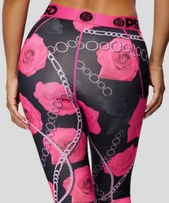 PSD Underwear Neon Pink Rose Legging LEGGINGS 10 PSD Underwear Neon Pink Rose Legging LEGGINGS