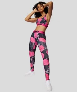 PSD Underwear Neon Pink Rose Legging LEGGINGS 11 PSD Underwear Neon Pink Rose Legging LEGGINGS