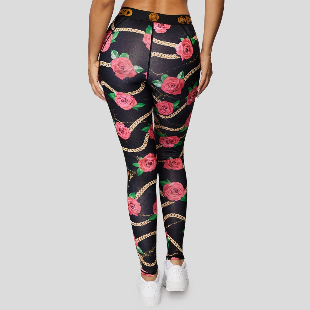 PSD Underwear Chained Garden Pink Legging LEGGINGS 3 PSD Underwear Chained Garden Pink Legging LEGGINGS