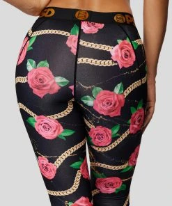 PSD Underwear Chained Garden Pink Legging LEGGINGS 8 PSD Underwear Chained Garden Pink Legging LEGGINGS