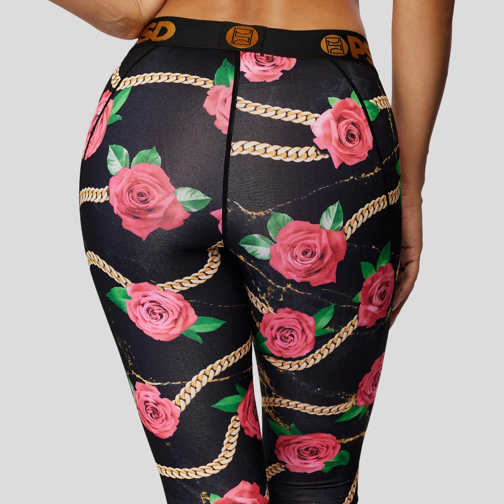 PSD Underwear Chained Garden Pink Legging LEGGINGS 4 PSD Underwear Chained Garden Pink Legging LEGGINGS