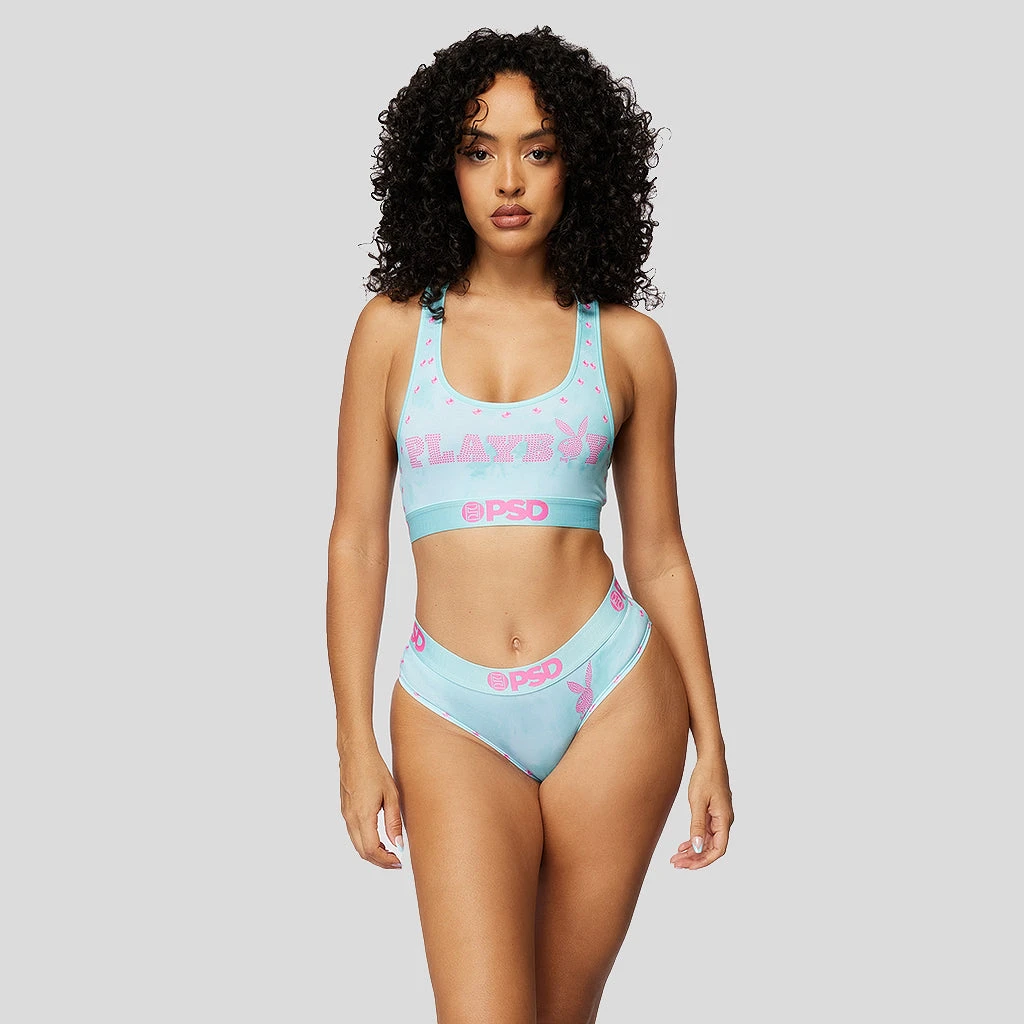 PSD Underwear Playboy - Bunny Y2K Teal Classic Cheeky 1 PSD Underwear Playboy - Bunny Y2K Teal Classic Cheeky