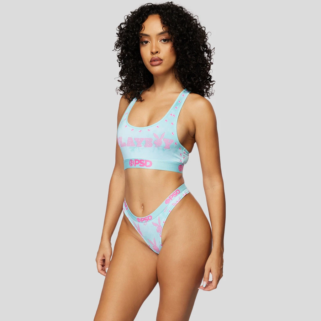 PSD Underwear Playboy - Bunny Y2K Teal Thong PSD Underwear Playboy - Bunny Y2K Teal Thong