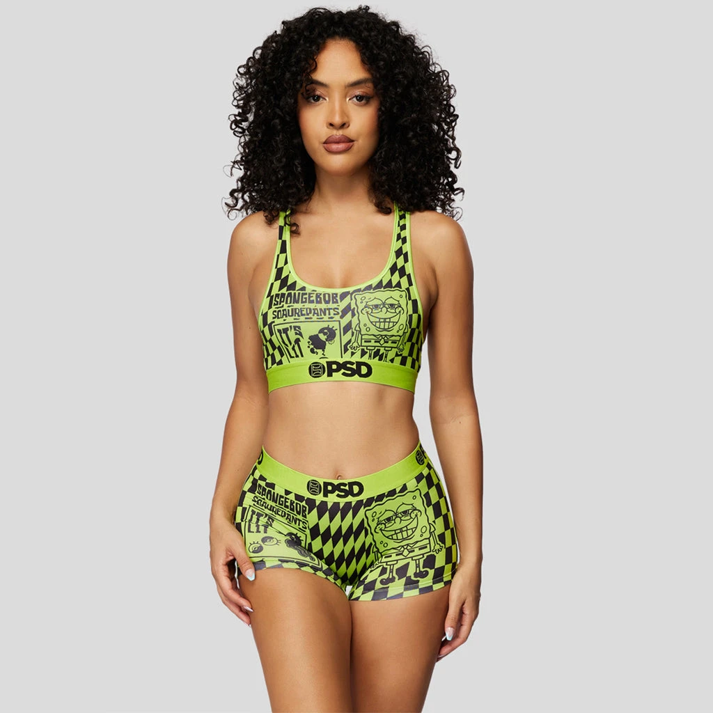 PSD Underwear Spongebob - Spongebob Is Lit Boy Short PSD Underwear Spongebob - Spongebob Is Lit Boy Short