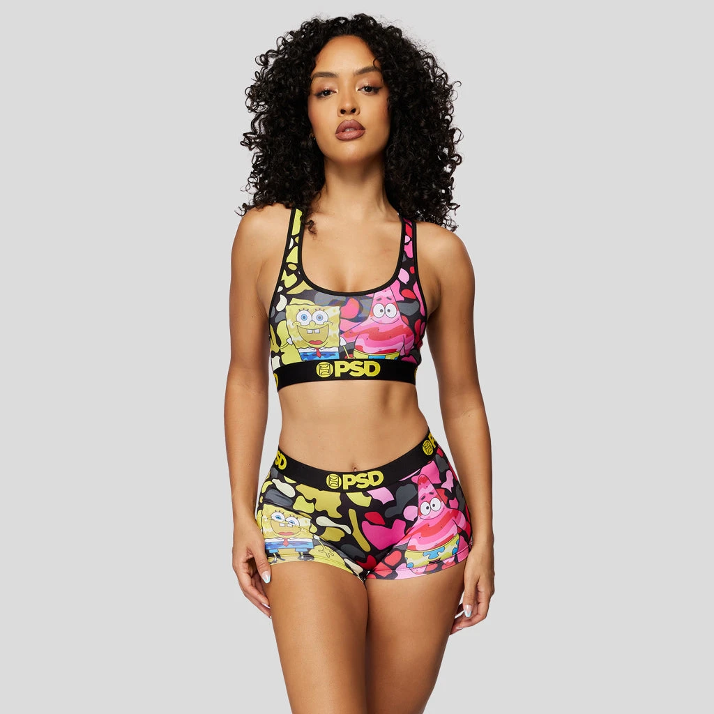 PSD Underwear Spongebob - Absorbent Camo Boy Short 1 PSD Underwear Spongebob - Absorbent Camo Boy Short