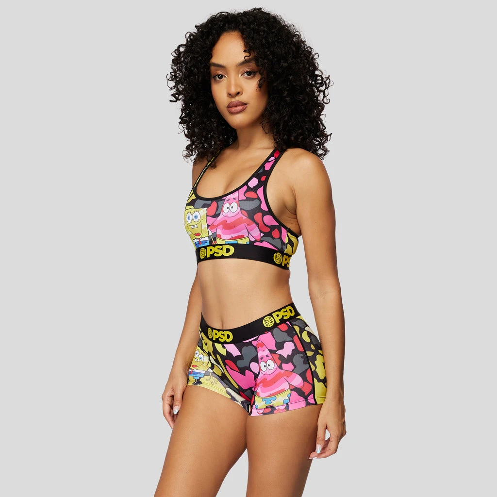 PSD Underwear Spongebob - Absorbent Camo Boy Short 2 PSD Underwear Spongebob - Absorbent Camo Boy Short