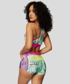 PSD Underwear Neon Pink Bill Boy Short