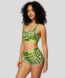 PSD Underwear Spongebob - Spongebob Is Lit Sports Bra