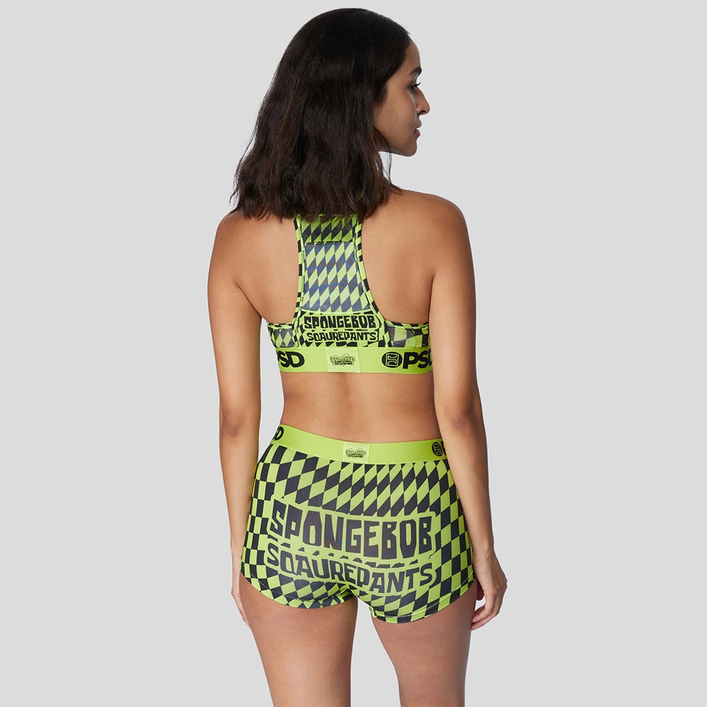 PSD Underwear Spongebob - Spongebob Is Lit Performance Sports Bra 3 PSD Underwear Spongebob - Spongebob Is Lit Performance Sports Bra