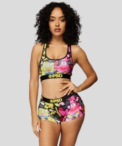 PSD Underwear Spongebob - Absorbent Camo Sports Bra
