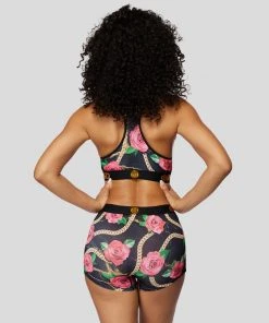 PSD Underwear Chained Garden Pink Sports Bra 2 PSD Underwear Chained Garden Pink Sports Bra