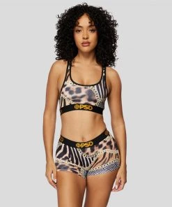PSD Underwear Safari Chains Sports Bra