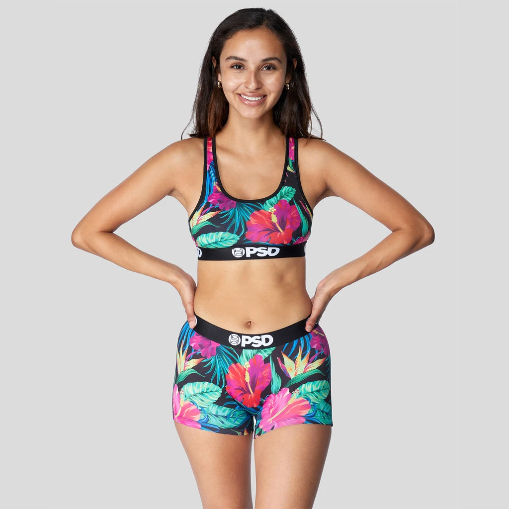 PSD Underwear Sommer Ray - Tropical Sports Bra 1 PSD Underwear Sommer Ray - Tropical Sports Bra
