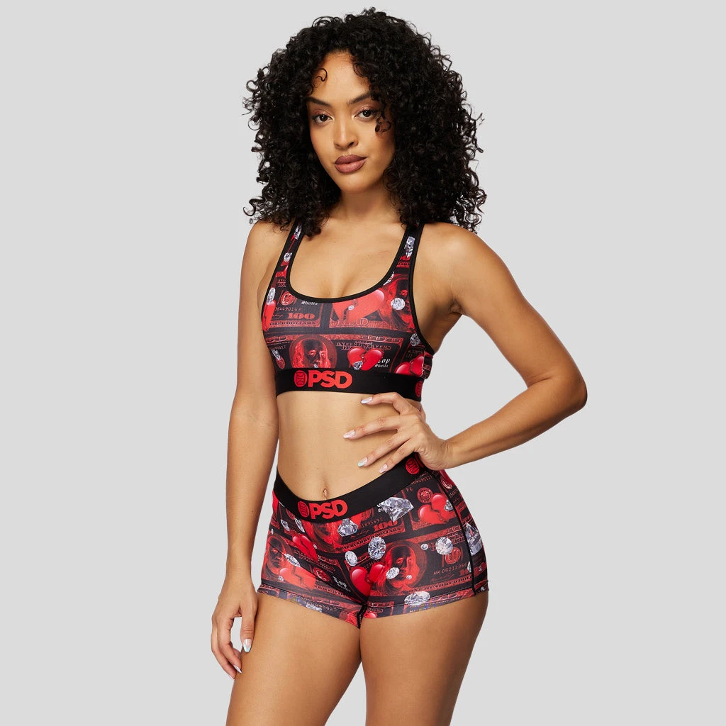 PSD Underwear NLE Choppa - Broken Benjis Sports Bra 2 PSD Underwear NLE Choppa - Broken Benjis Sports Bra
