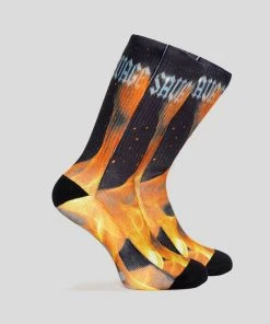 PSD Underwear Savage Flames Socks