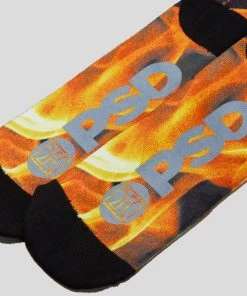 PSD Underwear Savage Flames Socks