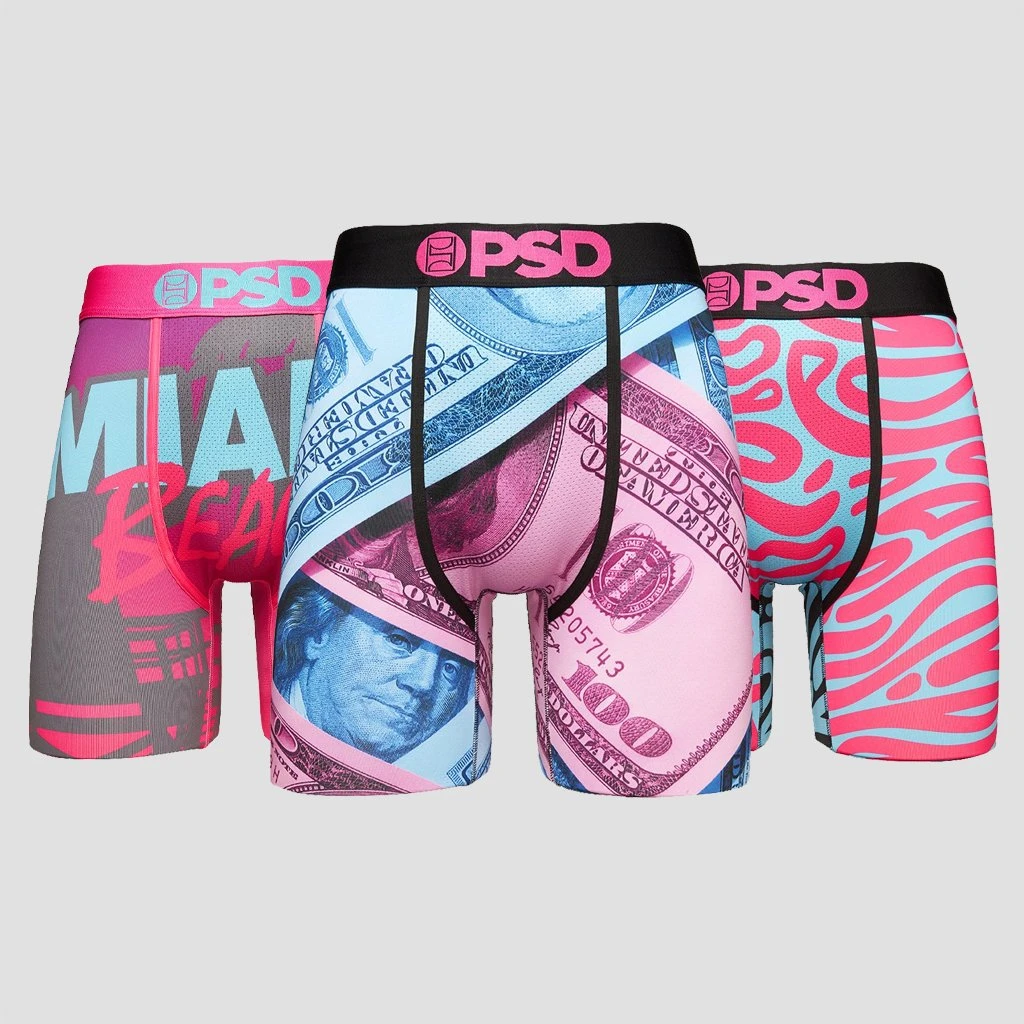PSD Underwear 3 PACKS Miami Vibe 3-Pack PSD Underwear 3 PACKS Miami Vibe 3-Pack