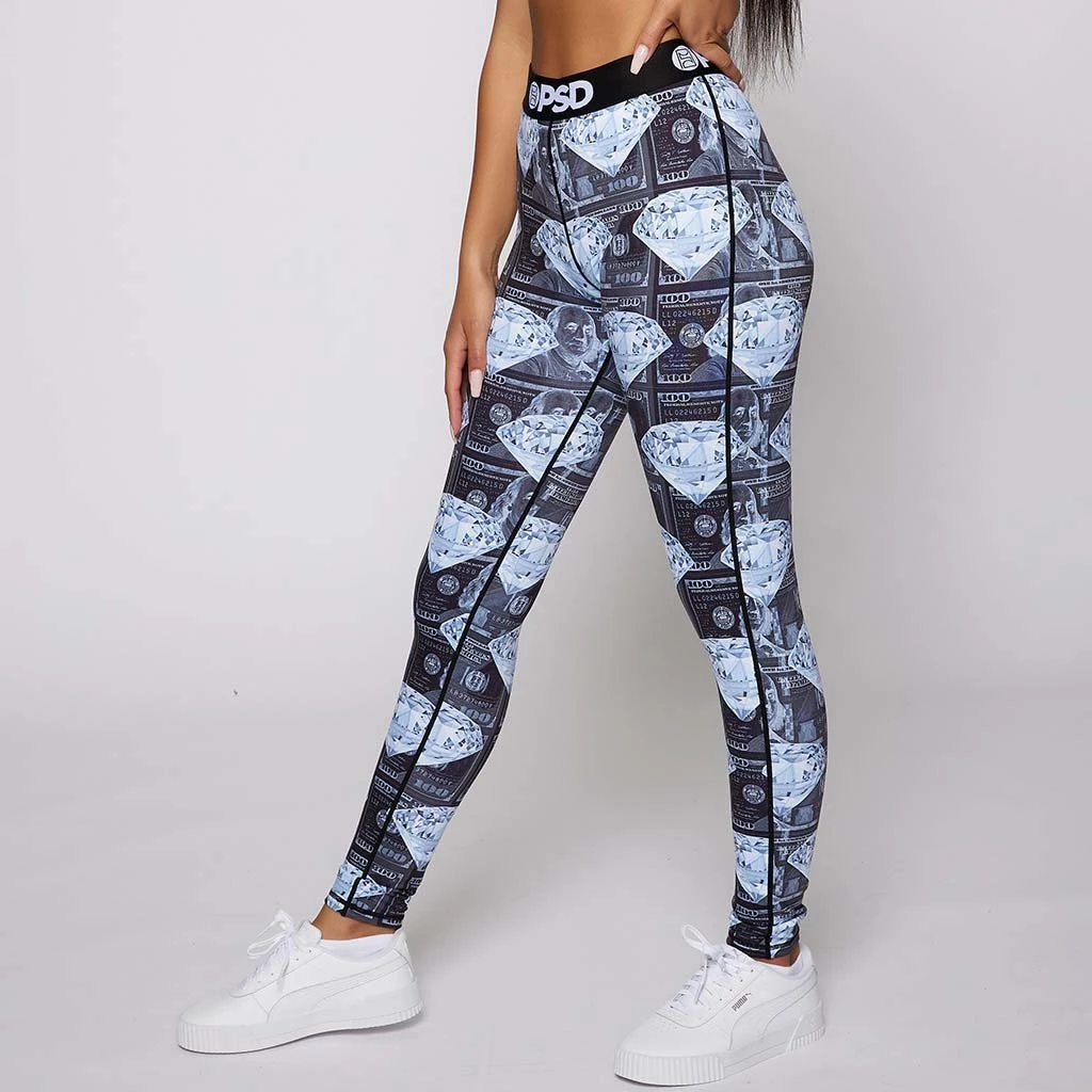 PSD Underwear Dark Money Diamonds Legging PSD Underwear Dark Money Diamonds Legging