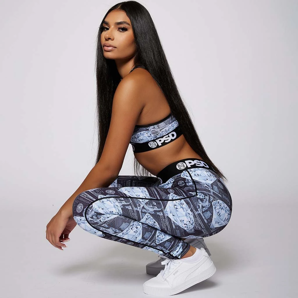 PSD Underwear Dark Money Diamonds Legging PSD Underwear Dark Money Diamonds Legging