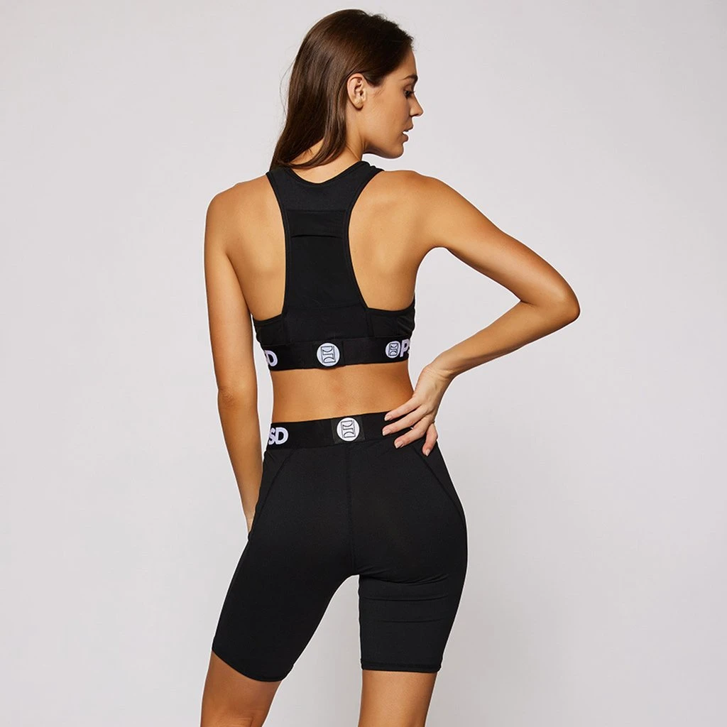 PSD Underwear Solids Performance Sports Bra - Black 2 PSD Underwear Solids Performance Sports Bra - Black