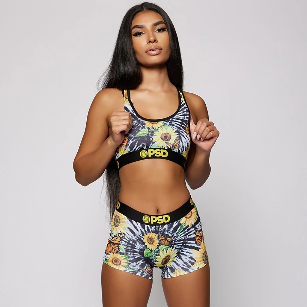 PSD Underwear Tie Dye Sunflower Mix Boy Short 3 PSD Underwear Tie Dye Sunflower Mix Boy Short